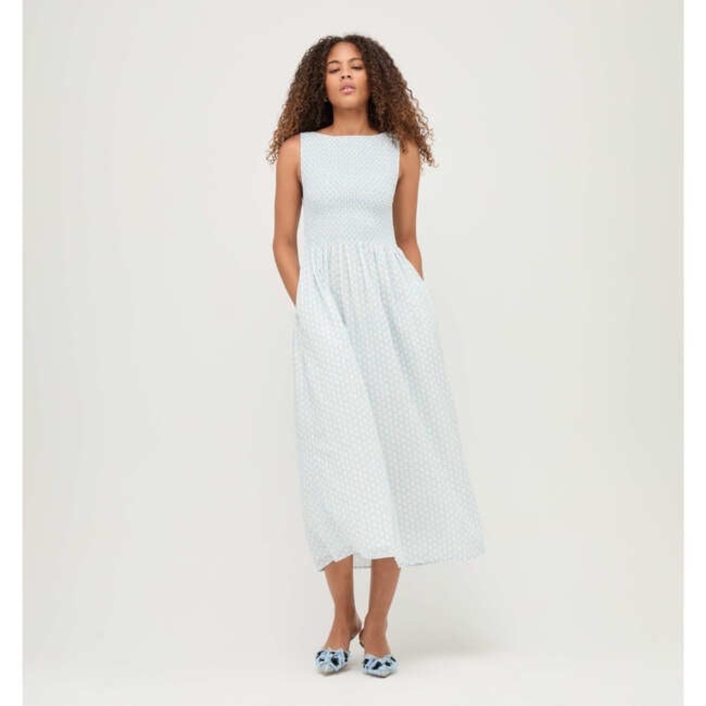 Hill House - The Cosima Nap Dress - Powder Blue